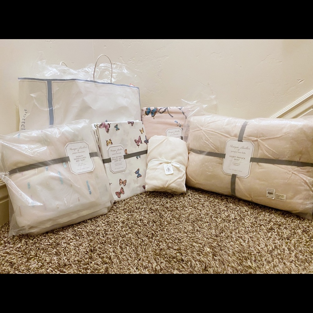 Pottery Barn Kids Monique Lhullier Bedding Set